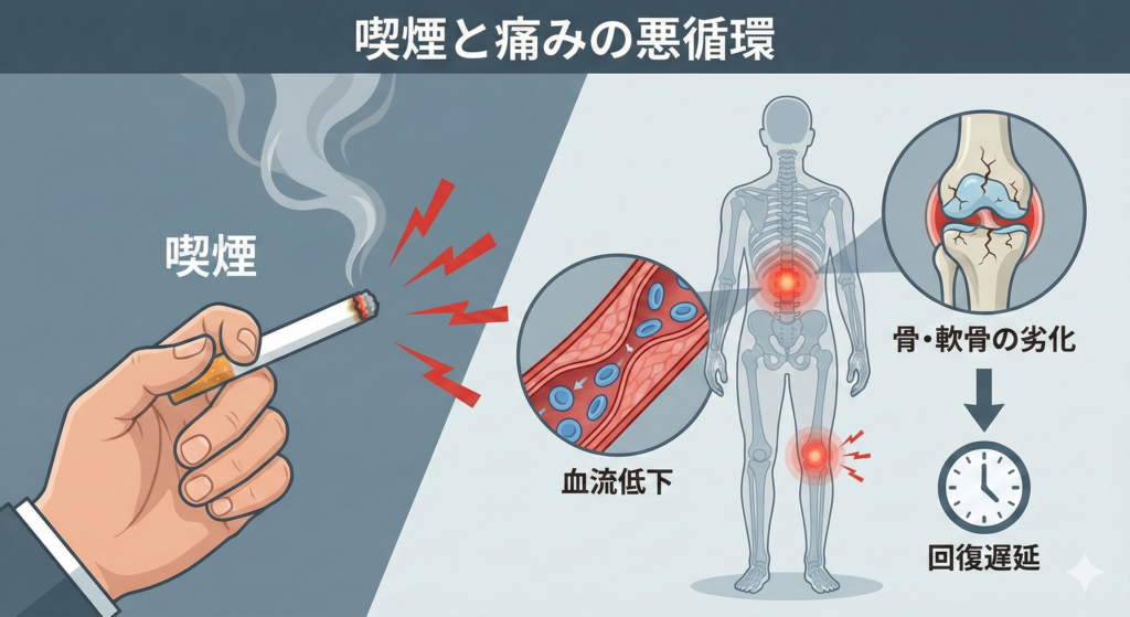 喫煙と痛みの関係