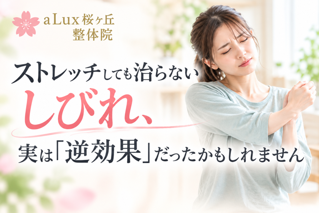 ストレッチしても治らない痺れ・慢性痛の本当の理由｜多摩市・聖蹟桜ヶ丘の整体院が解説